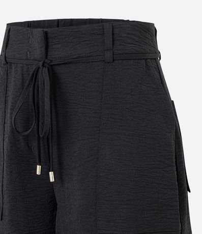 Short Recto Cintura Alta en Airflow con Lazo 6