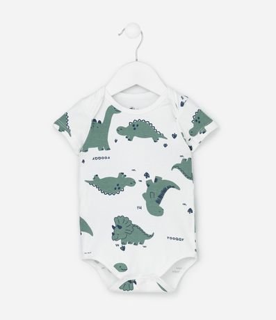 Body Infantil con Estampa Dinosaurios - Talle 0 a 18 meses 2