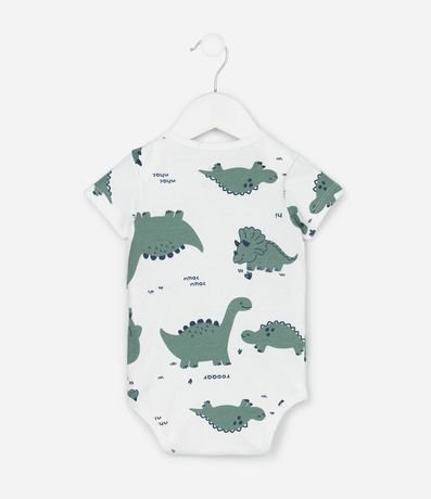 Body Infantil con Estampa Dinosaurios - Talle 0 a 18 meses 3