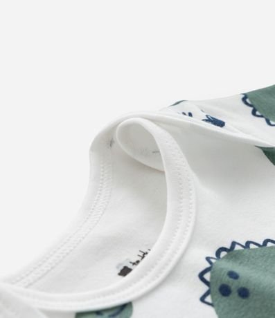 Body Infantil con Estampa Dinosaurios - Talle 0 a 18 meses 5