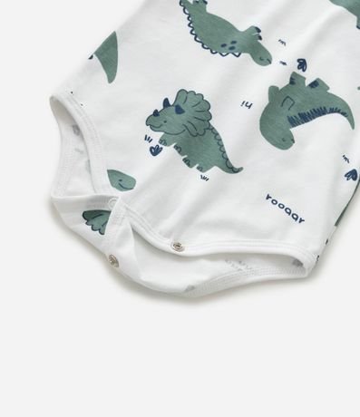 Body Infantil con Estampa Dinosaurios - Talle 0 a 18 meses 6