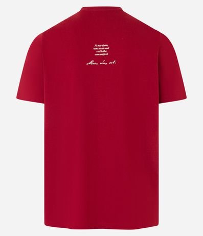 Remera Comfort en Algodón con Estampa Lettering 7