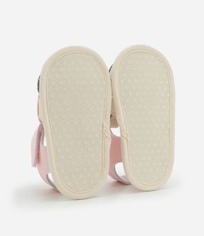 Sandalia Infantil en Sarga con Mariposa - Talle 15 a 19 5