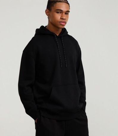 Saco Relaxed Algodón con Felpa