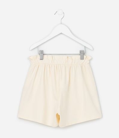 Short Regular Infantil con Estampa de Lazos y Lentejuelas - Talle 5 a 14 años 3