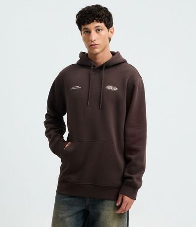 Saco Comfort en Algodón con Felpa y Estampa Localizada 1