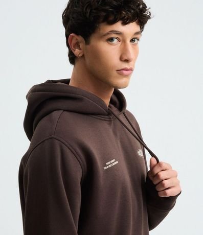 Saco Comfort en Algodón con Felpa y Estampa Localizada 3