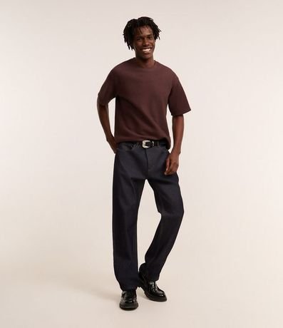 Remera Boxy en Algodón con Escote Bote y Acanalada 2