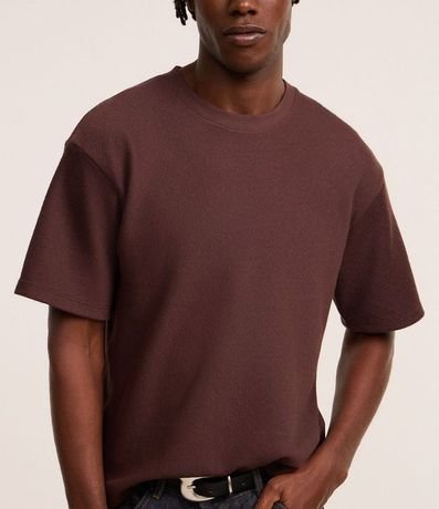 Remera Boxy en Algodón con Escote Bote y Acanalada 3