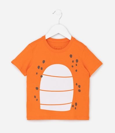 Remera Infantil con Estampa de Dragón y Capa - Talle 1 a 6 años 4