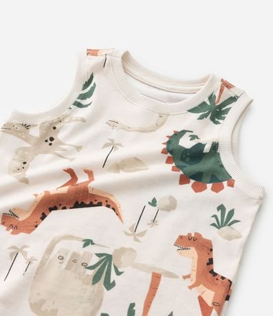 Musculosa Infantil con Estampa de Dinossauros - Talle 1 a 5/6 años 6