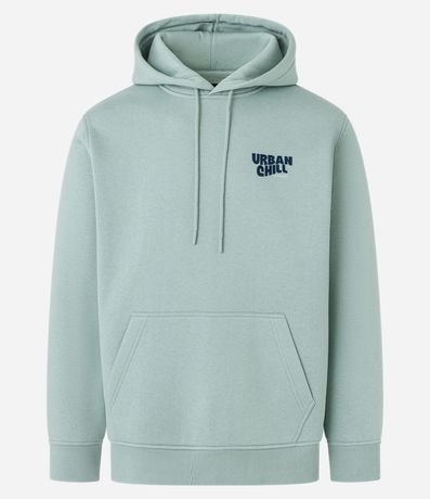 Saco Comfort en Algodón con Felpa Estampa en Letras Urban Chill 7