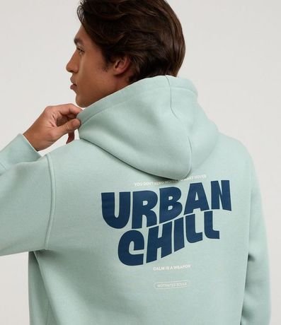 Saco Comfort en Algodón con Felpa Estampa en Letras Urban Chill 3
