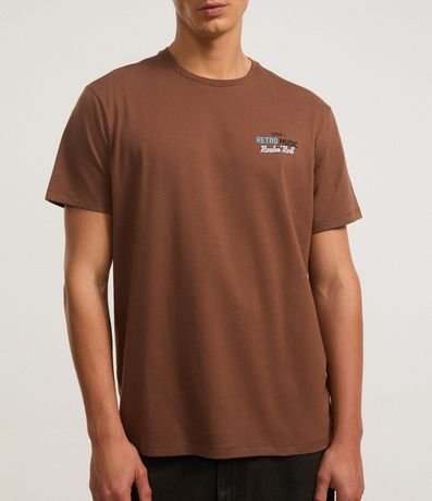 Remera en Algodón con Estampa Retro Music 5