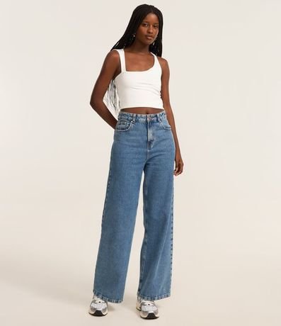 Blusa Musculosa en Microfibra con Escote Asimétrico 2