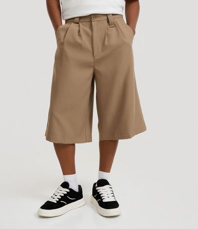 Bermuda Baggy en Viscosa Sastrería con Bolsillos 2