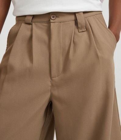 Bermuda Baggy en Viscosa Sastrería con Bolsillos 4