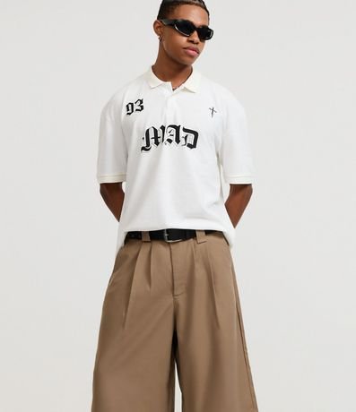 Bermuda Baggy en Viscosa Sastrería con Bolsillos 5