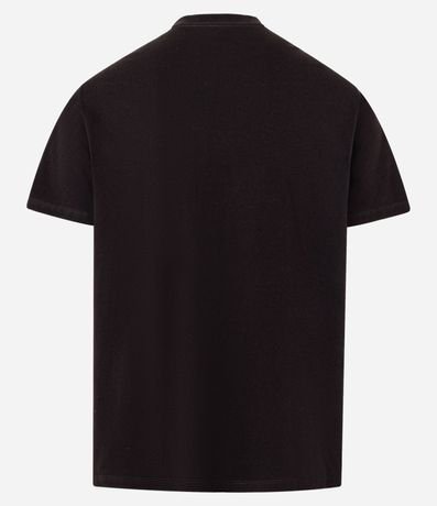 Remera Comfort en Algodón con Estampa de Moto y Lettering Brooklyn 6