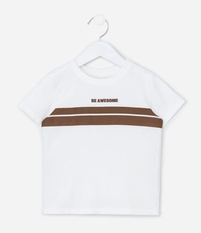 Conjunto Infantil con Recortes Contrastantes y Lettering - Talle 1 a 6 años 2