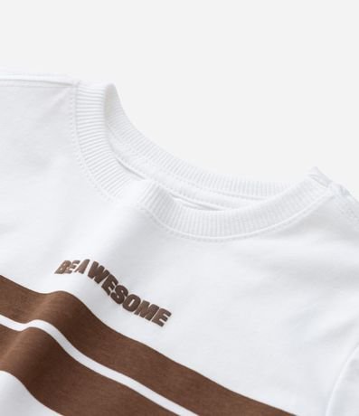 Conjunto Infantil con Recortes Contrastantes y Lettering - Talle 1 a 6 años 7