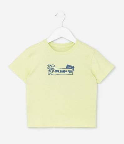 Remera Infantil Estampa Frente y Espalda de Playa - Talle 1 a 6 años 1