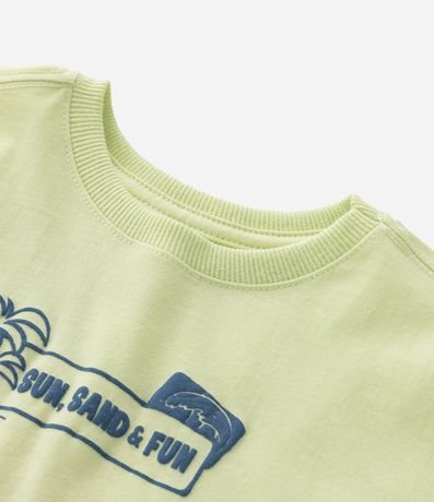 Remera Infantil Estampa Frente y Espalda de Playa - Talle 1 a 6 años 5