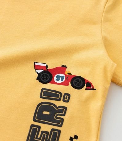 Remera Infantil con Estampa Carro de Corrida - Talle 1 a 6 años 4