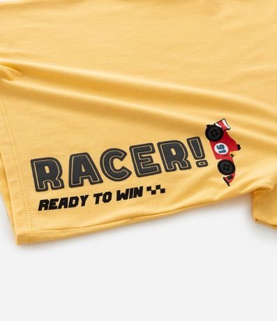 Remera Infantil con Estampa Carro de Corrida - Talle 1 a 6 años 6