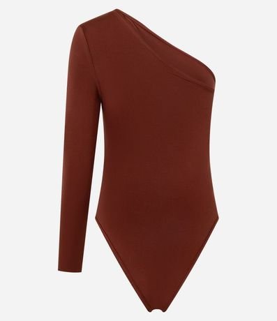 Body con un Hombro Único y Drapeados Laterales 6