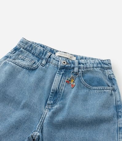 Pantalón Mom en Jeans con Colgantes de Frutas - Talle 5 a 14 años 6