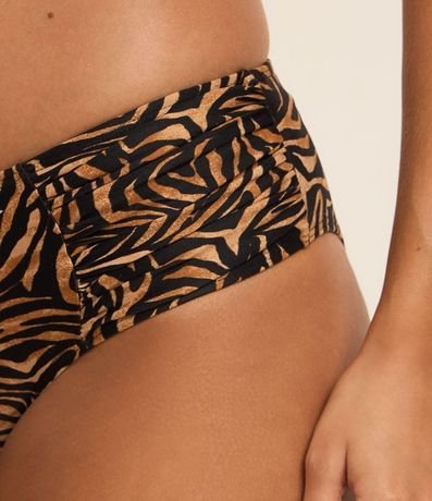 Bikini Bombacha Sunkini en Microfibra con Estampa Animal Print Zebrada 3