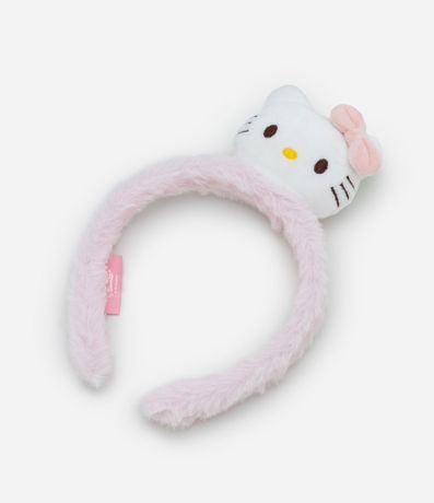 Vincha Afelpada y Carita de Hello Kitty 3