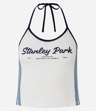 Top Frente Única en Algodón con Estampa Stanley Park 7