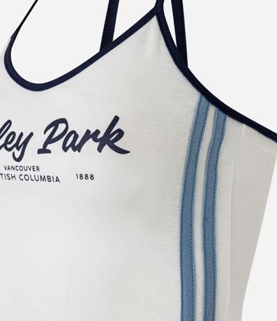 Top Frente Única en Algodón con Estampa Stanley Park 8