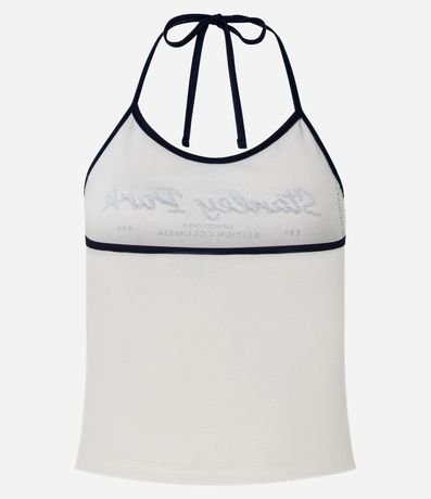 Top Frente Única en Algodón con Estampa Stanley Park 9