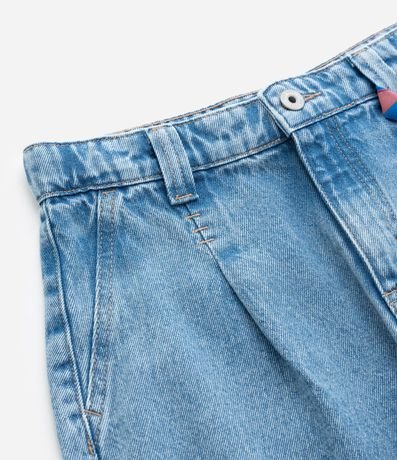 Short Mom Infantil en Jeans con Lazo en Cinta - Talle 5 a 14 años 8