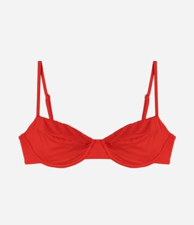 Bikini Top Media Taza en Microfibra con Bretel Fino 5