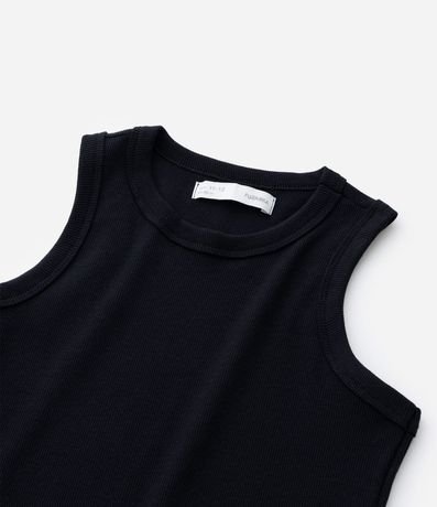 Vestido Musculosa Infantil con Sisa Americana Canelado - Talle 5 a 14 años 5