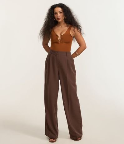 Body en Microfibra con Adorno Forrado en el Busto 2