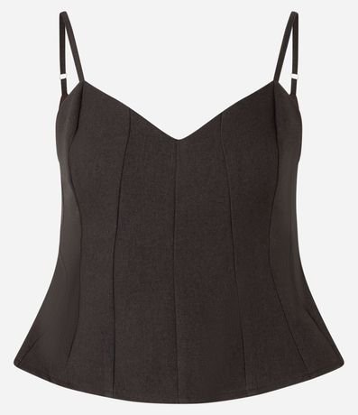 Blusa Peplum en Sastrería Texturizada 6