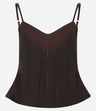 Blusa Peplum en Sastrería Texturizada 7