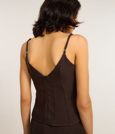 Blusa Peplum en Sastrería Texturizada 4