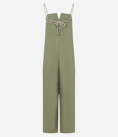 Mono en Piquet con Fruncidos y Bretel Trenzado 7