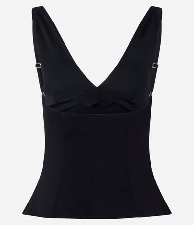 Blusa Frente Única en Bengalina 8