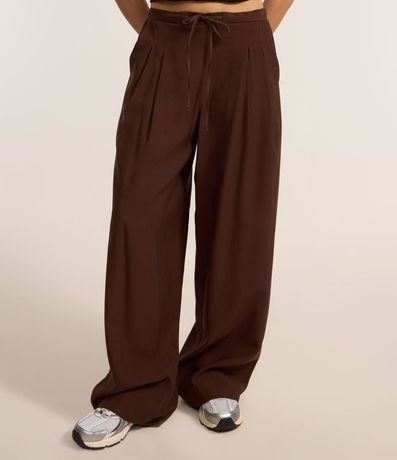 Pantalón Wide Leg Sastre con Lazo 3