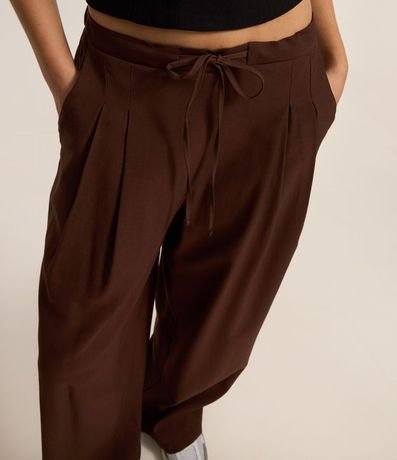 Pantalón Wide Leg Sastre con Lazo 4