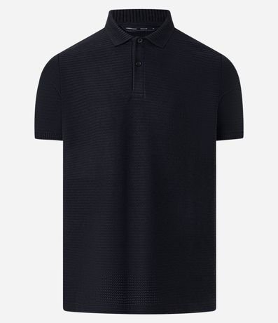 Camisa Polo Regular en Algodón Texturizada 5