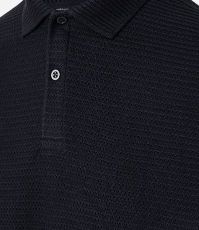 Camisa Polo Regular en Algodón Texturizada 6