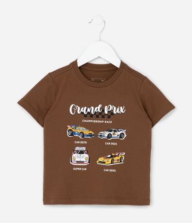 Remera Infantil con Estampa de Coches  - Talle 1 a 6 años 2